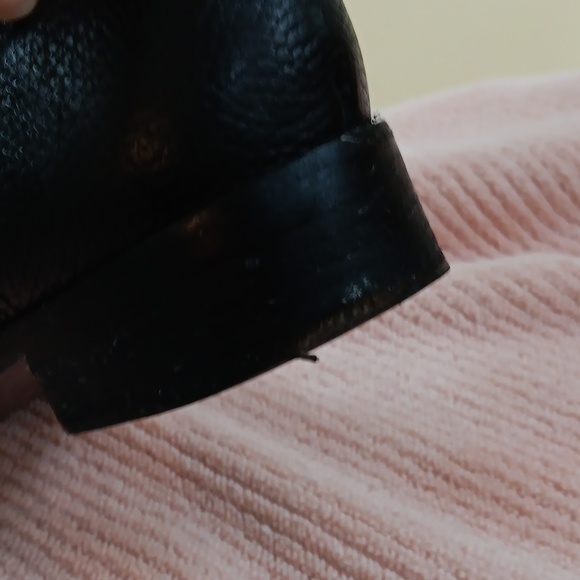 TORY BURCH Black Leather Boots Size 8 1/2M - Picture 10 of 10